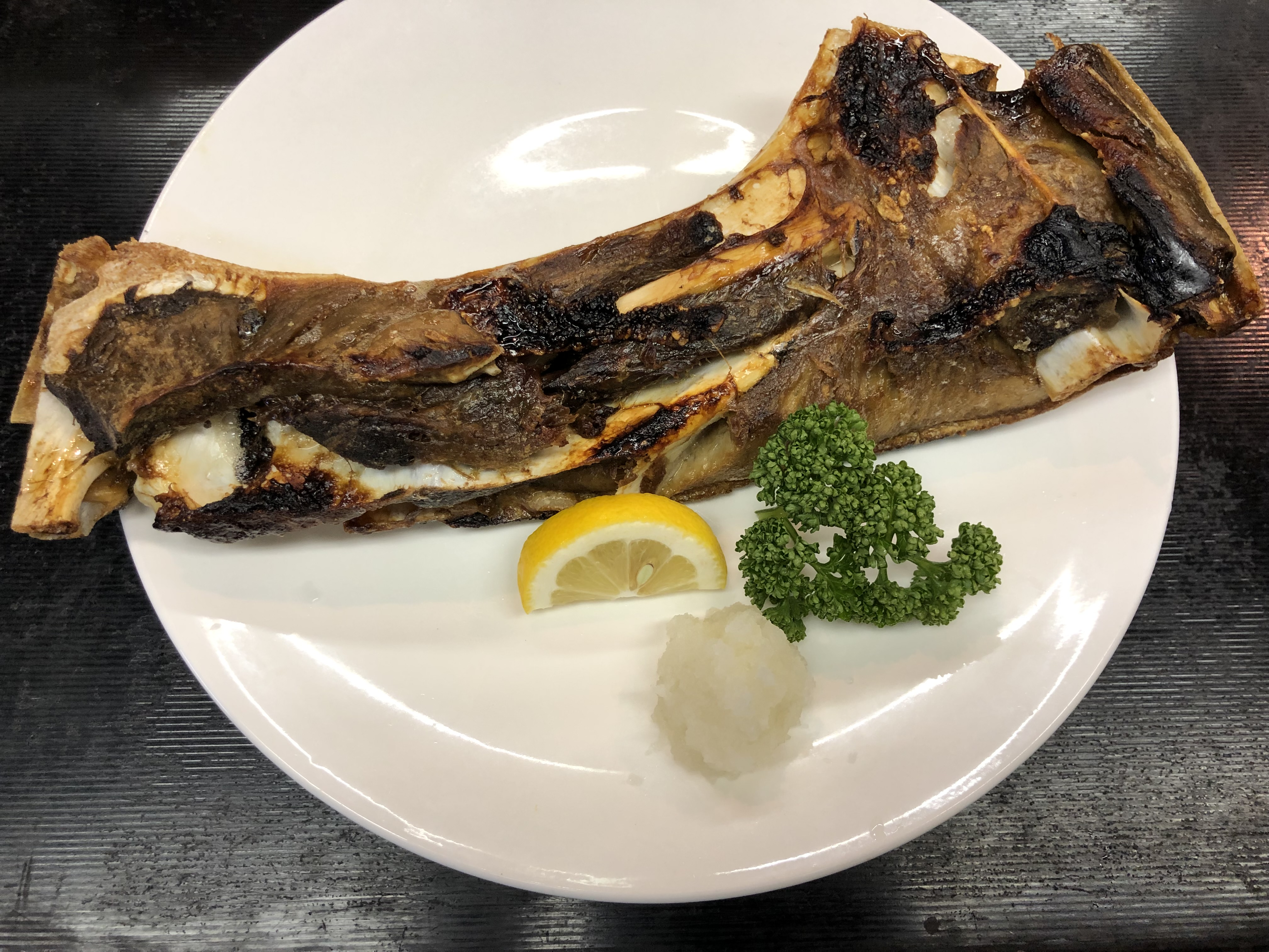 マグロカマ焼き